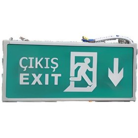 Resim Acil Çıkış Yön Levhası 