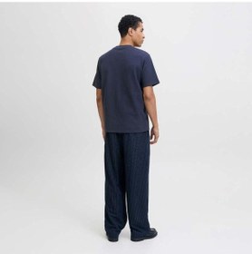 Resim Jack & Jones Jack&jones Blaleo Structure Erkek Lacivert Tişört 