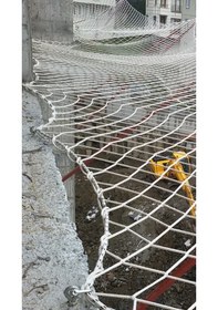 Resim Inşaat Güvenlik Filesi 6 Mm 10 X 10 Cm Göz Aralıklı 