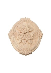 Resim Suntek Ahşap Oyma Aplike Çerçeve Köşe Onlay Mobilya Dekor 