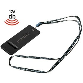 Resim Evolite Rescue 126 Db Deprem Düdüğü Siyah 