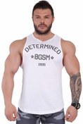 Resim BGSM Fitness Spor Atlet Gym Tank Top Determined 