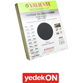 Resim Su Zımparası 80 Kum Val16503 Valıente 100'lü 