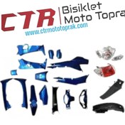 Resim CTR CUB KH MFH KAPORTA SETİ MAVİ FUL PARÇA GRENAJ A-KALİTE FAR STOP DAHİL ŞERİTLİ 