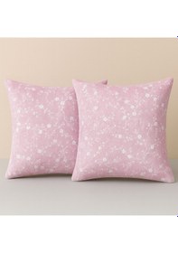 Resim Brillant Yastık Kılıfı Pembe Renk 