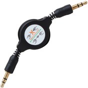 Resim Powermaster Makaralı 3.5 Mm Stereo Erkek-Erkek Kablo 31413 