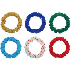 Resim Mimi & Lula Heartbeam Skinny Scrunchies 6'lı Lastik Toka Çok Renkli 