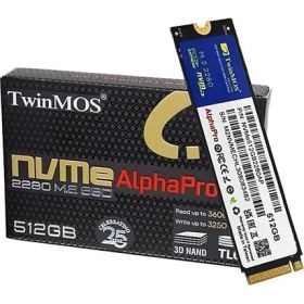 Resim Twinmos Alpha 512GB Pcie Nvme M.2 3600/3250 3dnand SSD NVME512GB2280AP Gen3 