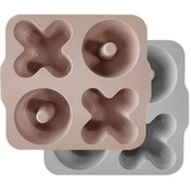 Resim Oioi Muffin & Kek Kalıbı Xoxo Bubble Beige/Powder Gray 