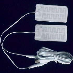Resim USB Isıtıcı Ped Çift Paket - 4.5X9Cm Taşınabilir Elektrikli Isıtıcılar, 1.5M Kablo, Düşük Voltaj Grafit Isıtıcı Pedler, İçecek Isıtıcıları, Fare Isıtıcıları, Ayak Isıtıcıları ve Pil Olmadan Çok Amaçlı Isıtma - 5V 3.5W Çift Ped Seti 