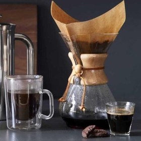 Resim Epinox Cam Dripper Ekipmanı - Kahve Demleme Aleti - Cam Kahve Demleme - 800 ml - 6 cup 