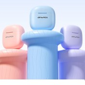 Resim Rogfer Awei T68 Enc Gürültü Azaltma Kablosuz Bluetooth Oyun Kulaklığı Pembe - Pink 