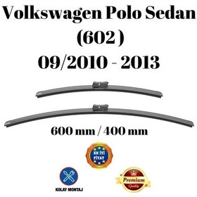 Resim Volkswagen Vw Polo Sedan 602 2010 2011 2012 2013 Uyumlu Ön Cam Silecek Süpürgesi Takımı 600/400mm Silbak 
