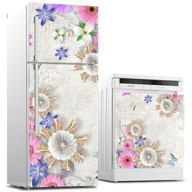 Resim Buzdolabı Ve Bulaşık Makinası Beyaz Eşya Sticker Kaplama 3D Papat (540886967) 