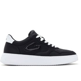 Resim Alberto Guardiani Erkek Siyah New Era Kalın Tabanlı Deri Sneaker - Siyah / 4 