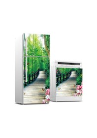 Resim Buzdolabı Ve Bulaşık Makinası Beyaz Eşya Sticker Kaplama Yürüyüş Yolu 