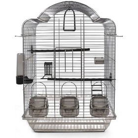 Resim Kardelen Krom Kaplama Kuş Kafesi 4124 