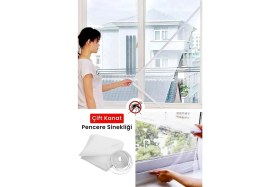 Resim 125 x 150 cm Çift Kanat Sineklik Yapıştırma Bantlı 