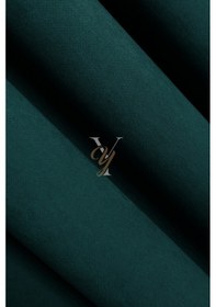 Resim Petek Fon Perde V-1035 Koyu Yeşil Koyu Yeşil 