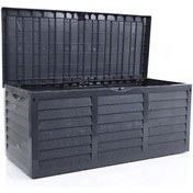 Resim Alezy Abs1 Kapaklı Bahçe Depolama Sandığı 320 Litre 