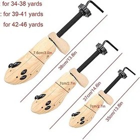 Resim REVAHI Ayakkabı Sedyesi, Çift Yönlü Ayakkabı Ağacı Sedyesi Çizme Şekillendirici Desteği Erkek Kadın Ayakkabı Genişletici Streç Ayakkabı Desteği Çizmeler için Ayakkabı Şekillendirici 