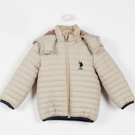 Resim U.S. Polo Assn. U.s. Polo Assn Lisanslı Bej Bebek Mont 