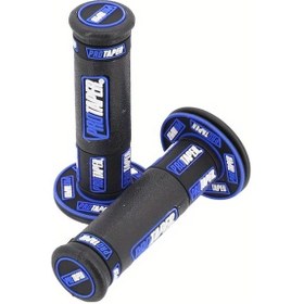 Resim Cloudstore Siyah Mavi Çift Motorcycle 7/8" 22mm Gel Tutamak Fren Kolu Motocross Dirt Bike 