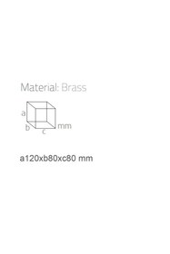 Resim System Tezgah Üstü Pamukluk Krom Renk 122X80X80 Mm 