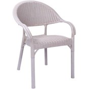 Resim Bambu Plasik Sandalye Rattan Lüx Kapiçino 4 Adet (496504003) 