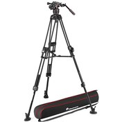 Resim Manfrotto MVK608TWINFA Nitrotech 608 & 645 Alu Twin FTT Video Tripod Manfrotto