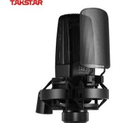 Resim Takstar TAK35 Profesyonel Kondenser Kayıt Mikrofonu - Siyah 