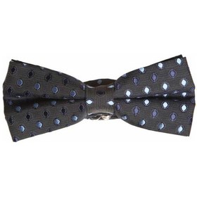 Resim Siyah - Mavi Dokuma Desenli Papyon - /DP-603 Mavi - Siyah 