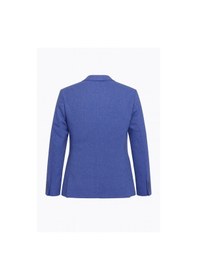 Resim Plus Scorpion Erkek Slim Fit Blazer Ceket Tek Düğmeli Çift Yırtmaçlı Torba Cepli Yarım Astarlı Saks 