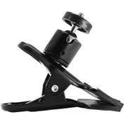 Resim Yaozixa Metal 360 Döner Top Kafa Flaş Tutucu - Masa, Araba, Ağaç Vb. Nesnelere Uygun, Kameralar Ve Tripodlar İçin Evrensel Tutucu 