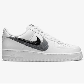 Resim Nike Air Force 1 '07 Leather Unisex Sneaker White Hakiki Deri Günlük Spor Ayakkabı Beyaz Beyaz 