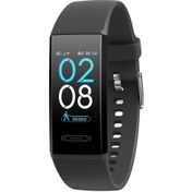 Resim Sword fit Bodytemp SW001S Tansiyon ve Ateş Ölçer Akıllı Bileklik Siyah 