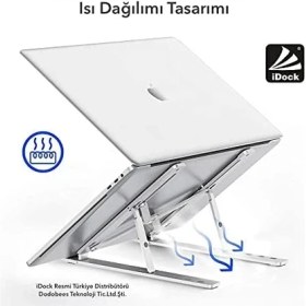 Resim Zenwaya Store N29-3-GÜMÜŞ Katlanır Aluminyum Laptop Bilgisayar Standı 
