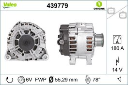 Resim VALEO 439779 | Alternatör Kmp 10-Pt.207-308-407-508-3008-5008-Prt-C4-C5-Brl 1.6-2.0Hdi 