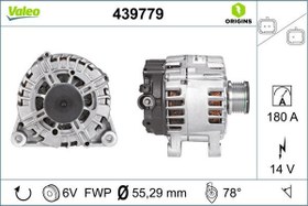 Resim VALEO 439779 | Alternatör Kmp 10-Pt.207-308-407-508-3008-5008-Prt-C4-C5-Brl 1.6-2.0Hdi 