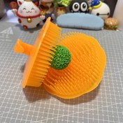 Resim 2 adet Polimer Kil Modellenme Fırçaları - Yuvarlak Top & Meyve Dokulu Araçlar DIY El Sanatları, Seramik Heykelcilik, Fondant Dekorasyonu için - Dayanıklı PP Sanat Araçları Ergonomik Saplar ile (Rastgele Renk) 