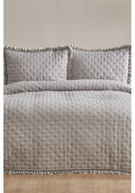 Resim Karaca Home Viona Çift Kişilik Yatak Örtüsü Seti Gri 200.22.11.0234 