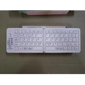 Resim Katlanabilir Renkli Bluetooth Klavye Şarjlı, Taşınabilir, 5.0 Bağlantı, Tüm Cihazlarla Uyumlu 