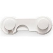 Resim 1 Adet Bebek Emniyet Kilidi - Çekmece Emniyet Mandalı -bebek Dolap Çekmece Koruma Kilidi Beyaz 