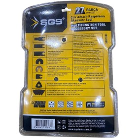 Resim kölner sgs Kesici Raspalama aksesuar uç seti 27 parça 