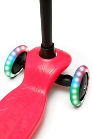 Resim Cool Wheels Star Işıklı 3 Tekerlekli Çocuk Scooter Pembe +3 50 KG 