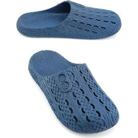 Resim Gezer Yazlık Kadın Islak Zemine Uygun Airblow Esnek Rahat Taban Ev Bahçe Banyo Terlik Gt6yzm.15051.00.013.8o Lacivert 