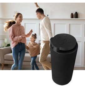 Resim Mf Product MFB204 Taşınabilir Kablosuz Bluetooth LED Ambiyans Aydınlatmalı Speaker Hoparlör Siyah 