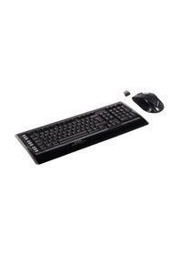 Resim A4 Tech 9300f Siyah Q Tr Kablosuz Klavye Mouse Seti Optik 