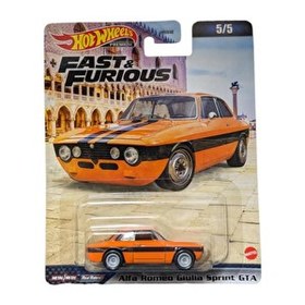 Resim Hot Wheels Premium Fast & Furious Alfa Romeo Giulia Sprint GTA Oyuncak Araba HNW46-HKD29 