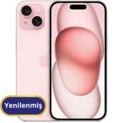 Resim Apple iPhone 15 Plus Yenilenmiş TR Garanti | 128 GB Pembe 